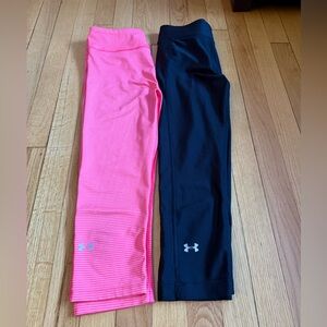 Under Armour Leggings Set - Hot Pink & Black